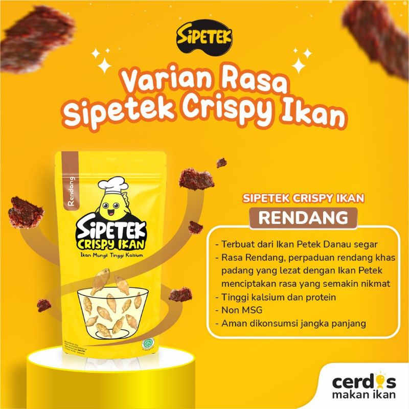 

sipetek Sipetek Ikan Crispy Rendang