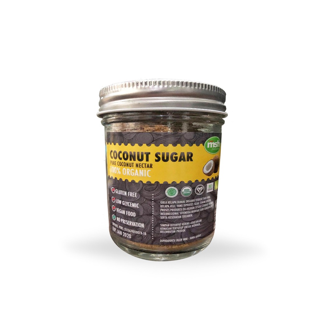 

MSH Organic Coconut Brown Sugar 125 g