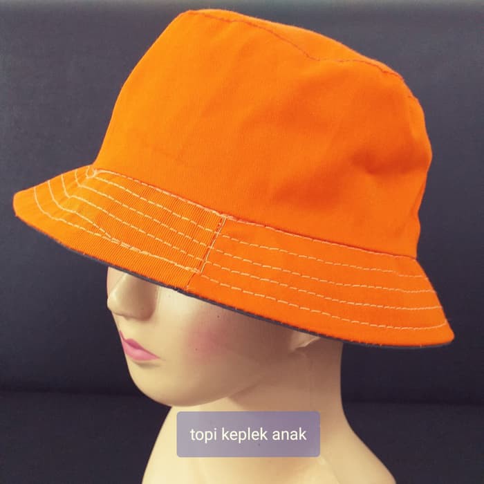 Topi Rimba Keplek Warna/Topi Berkebun Balita Anak