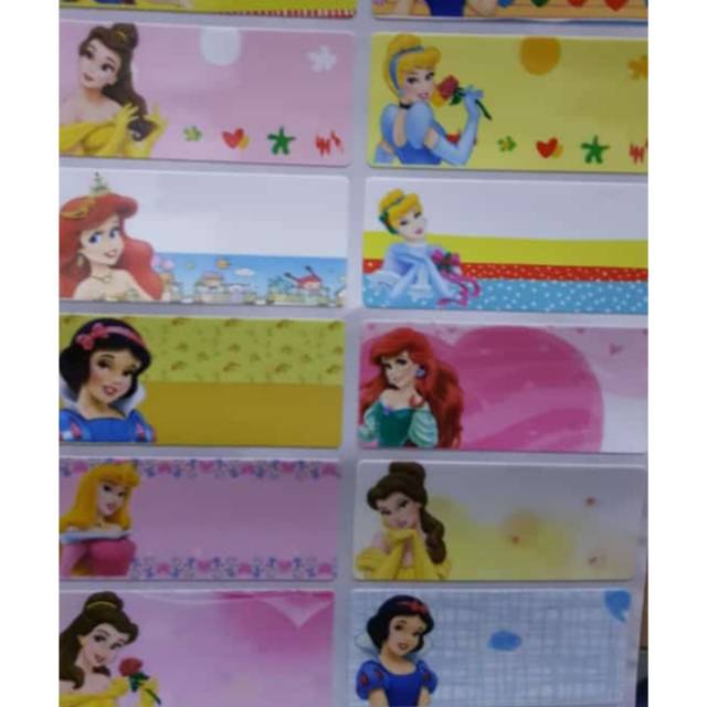 

Stiker Label Nama Waterproof Princess