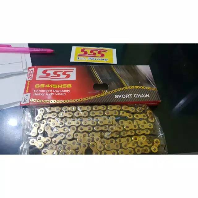 RANTAI SSS 415 HSB GOLD 110L /130L RANTAI TIPIS ORIGINAL