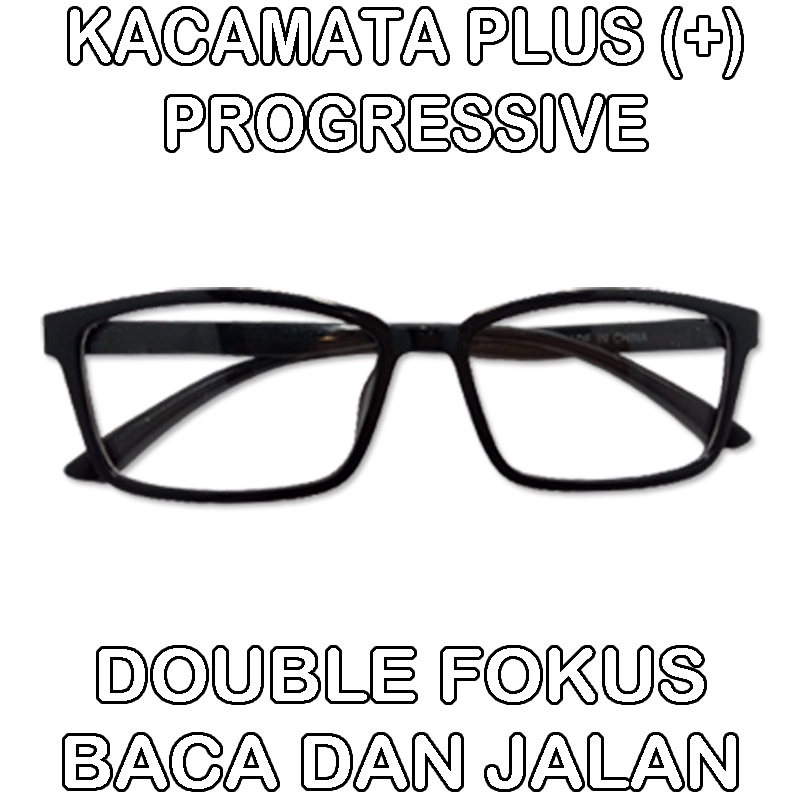 NEW! KACAMATA PLUS(+) 2 FUNGSI PROGRESIF PRIA WANITA KACA MATA DOUBLE FOKUS KACAMATA BACA / KACAMATA RABUN DEKAT