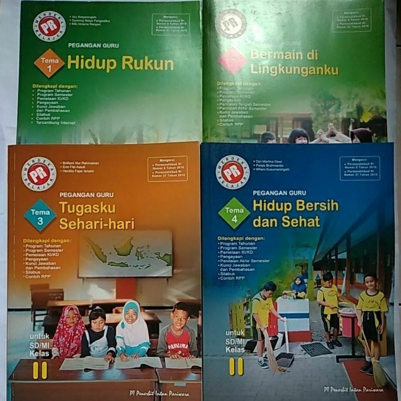 PAKETAN PR PG Kelas 2, Tema 1-4