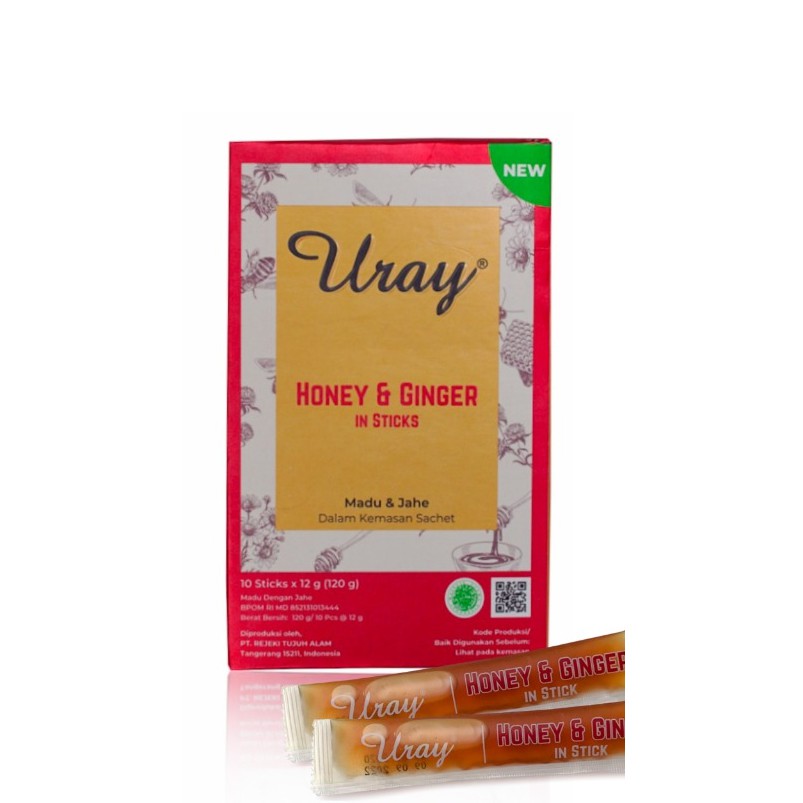 

Madu Uray Ginger Jahe Sachet 10 pc