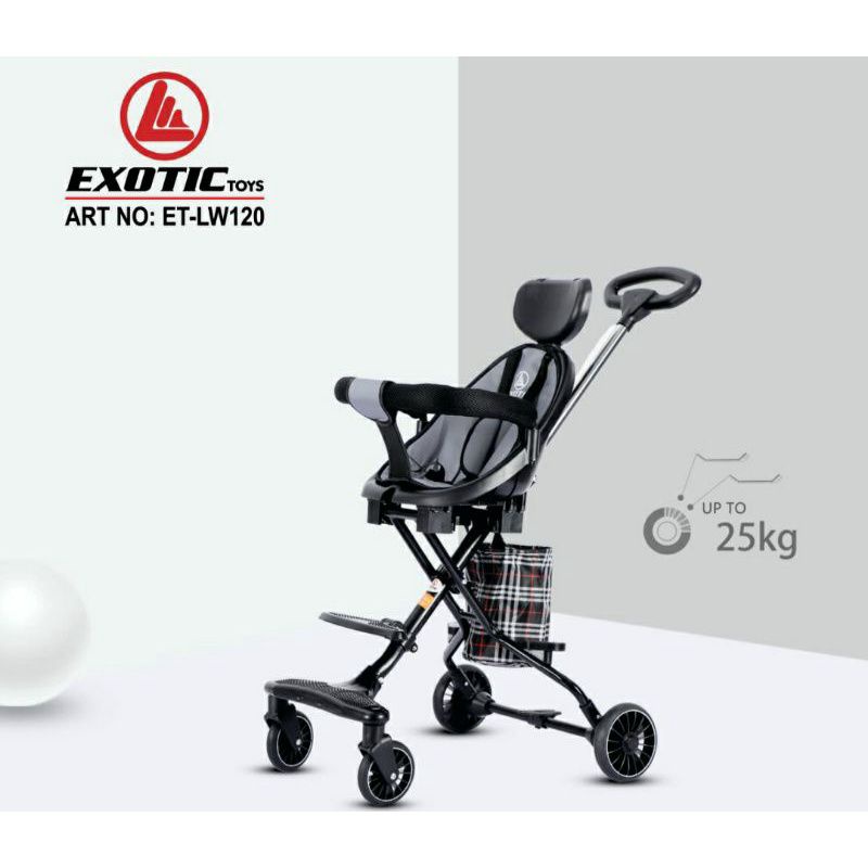 MAGIC STROLLER BABY EXOTIC ET LW 120 KURSI BISA ARAH DEPAN DAN BELAKANG SANDARAN KERETA DORONG ANAK BAYI