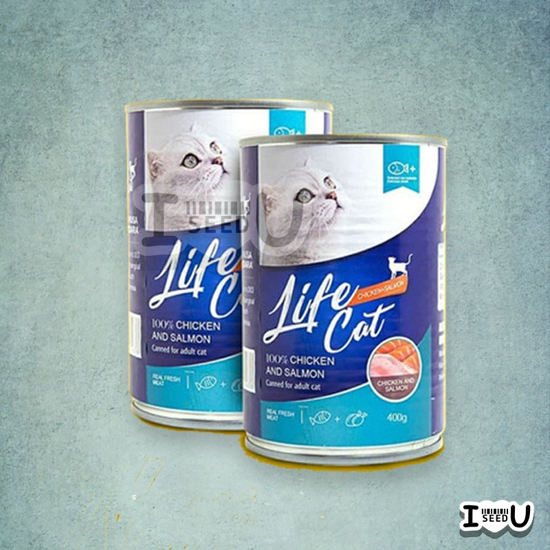 Life Cat Kaleng 400gr Wet Food Makanan Kucing Basah