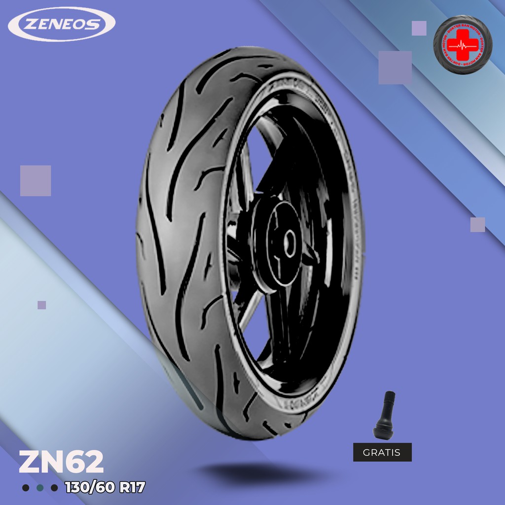 Ban Motor MOGE (Motor Batangan) // ZENEOS ZN62 130/60 Ring 17 Tubeless