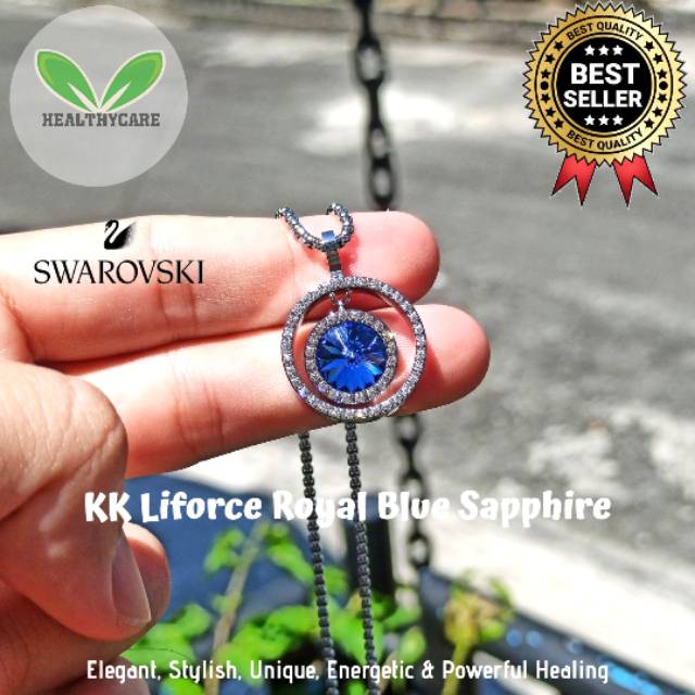 KK Liforce Swarovski Royal Blue Sapphire Crystal