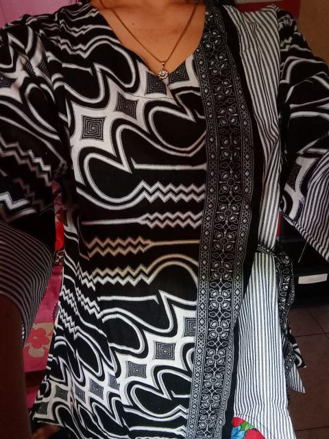 Batik Wanita Asj Sa Hrb026 Kenongo Kemeja Tosca Pendek