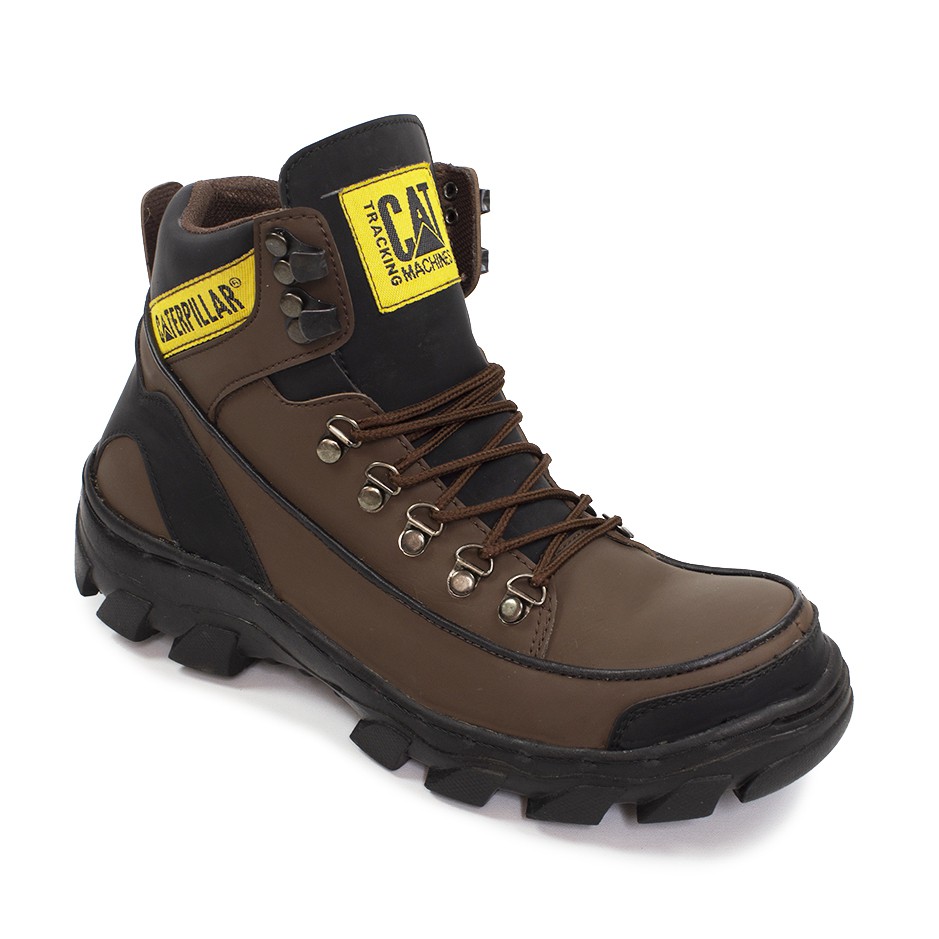 COD!!! Sepatu CATERPILLAR Argon Safety Boots Ujung Besi Tracking Touring Kerja Proyek