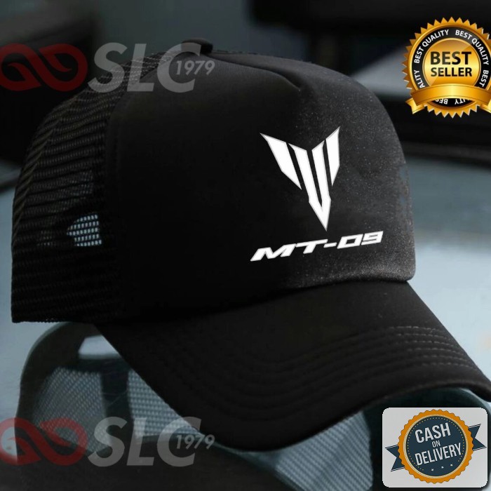 Topi Pria Terbaru Bordir Orang Tua/Katun Twill Premium Topi Fashi JV158  Trucker Yamaha Mt09 Custom