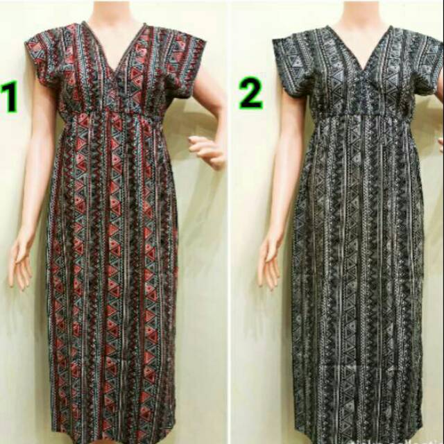 DRES MANOHARA PANJANG MOTIF ETNIK BALI