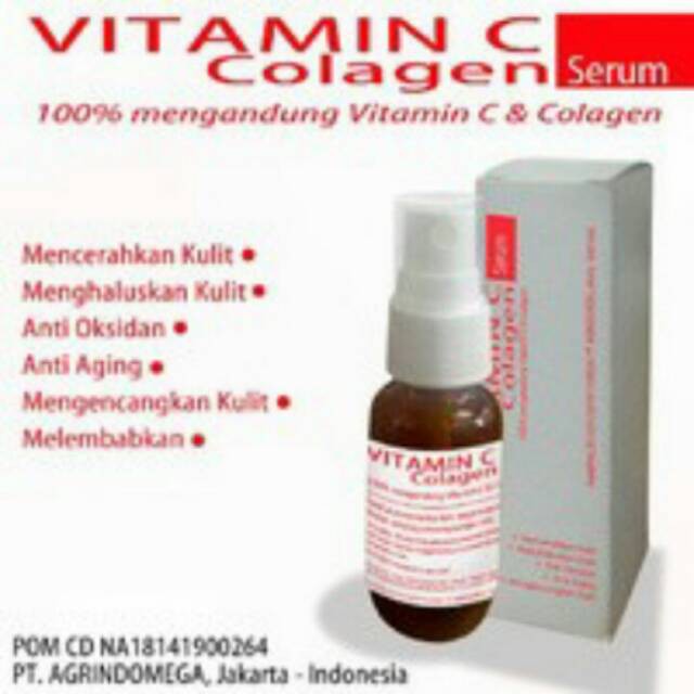 Jual Vitamin c + colagen serum vitamin kulit | Shopee Indonesia