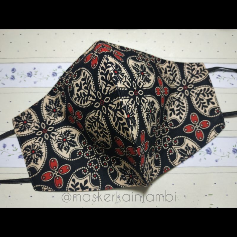 Masker Kain Batik 3 lapis