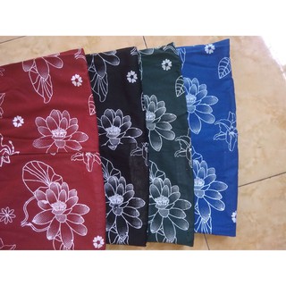 celana santai wanita bahan kain kaos polyester motif bunga celana santai wanita bahan kain kaos polyester motif bunga