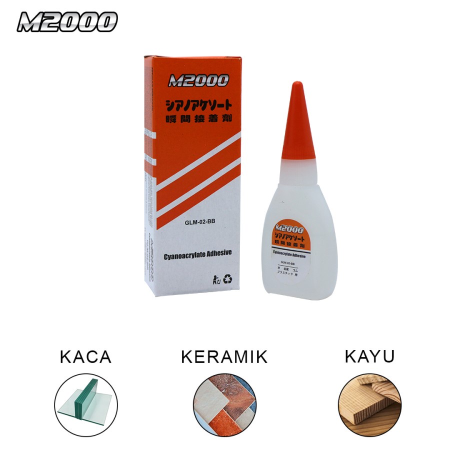 KeiKei Lem Korea Super Glue Lem Besi M2000