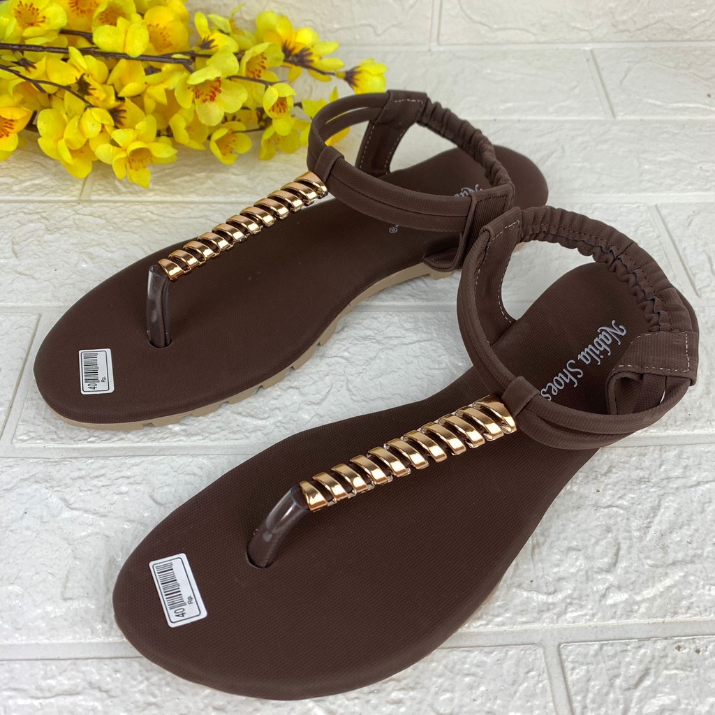 [TAMAN SEPATUKU]SENDAL DEWASA PEREMPUAN YOLANDA JEPIT UK 37-40 BDX08