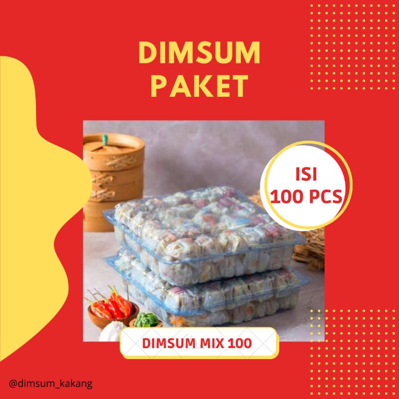 

DIMSUM PAKET 100 MIX | Dimsum Frozen