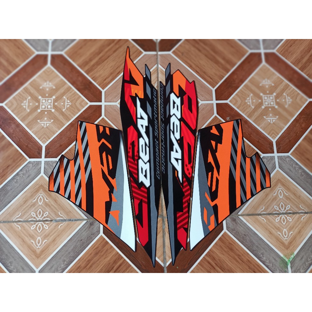 sticker striping motor honda beat cbs 2022