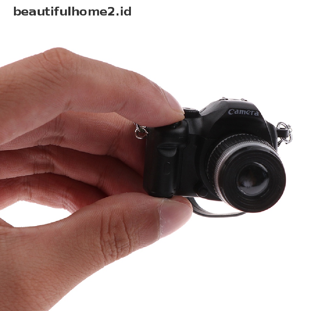 (beautifulhome2.id) 1pc Miniatur Kamera SLR Digital Untuk Aksesoris Rumah Boneka