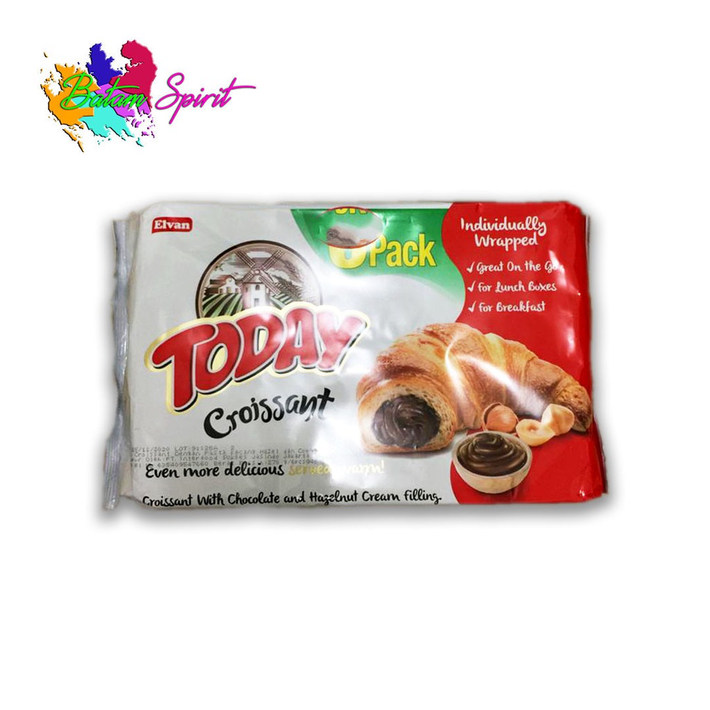 

ELVAN TODAY 45G*6'S*12BOX CROISSANT CHOCOLATE