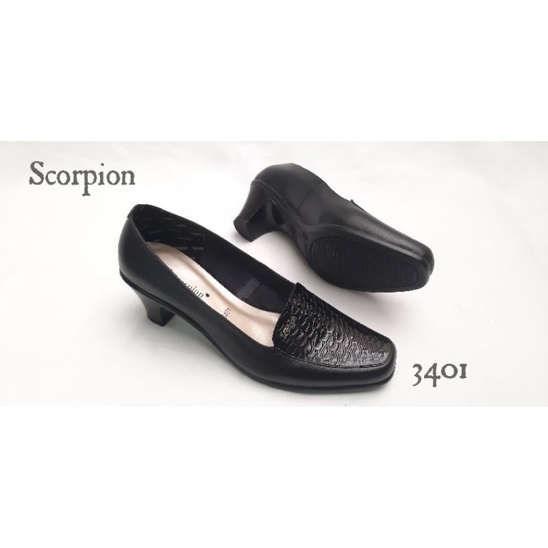 SCORPION SEPATU WANITA KULIT UNTUK KERJA 3401