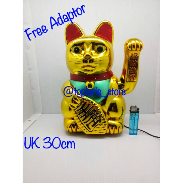 Kucing Hoki Rejeki Super Jumbo 30cm