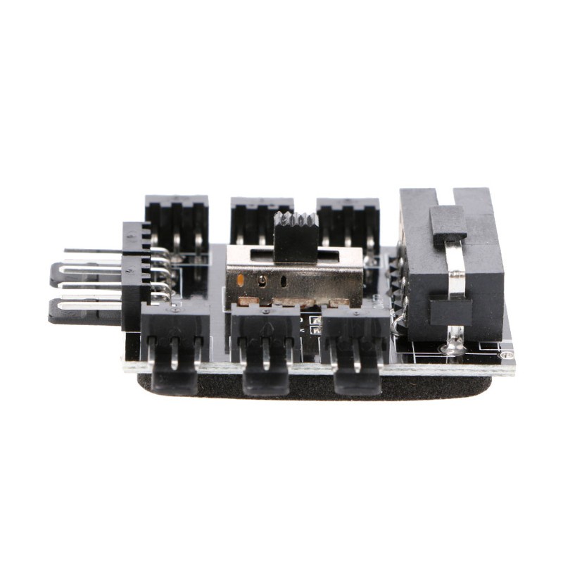 Cre Hub Splitter Ide Molex 1 Ke 8 Arah 3-pin 12v Untuk Kipas Pendingin Pc