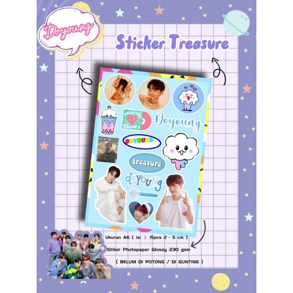 Stiker TREASURE / Stiker Kpop