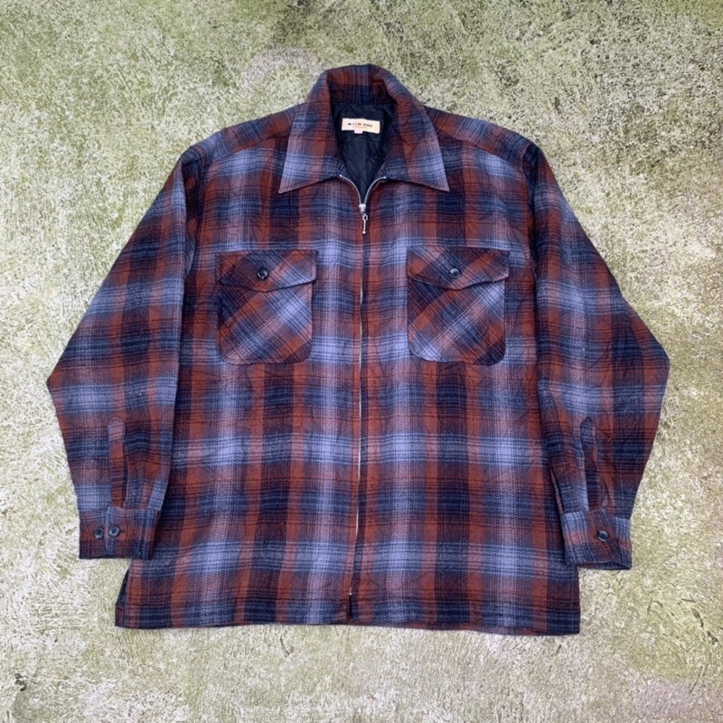 Boonpal Casual Wool Flannel Lined Jacket Not Veterano
