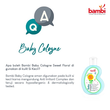 [PROMO] BAMBI Baby Cologne 100ml | Parfum bayi