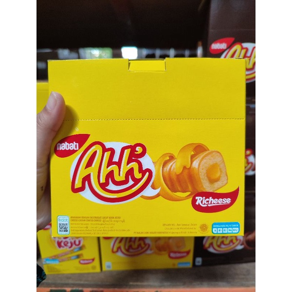 

Richeese Nabati Ahh Keju / Richoco Nabati Ahh Coklat isi 20pc/kotak