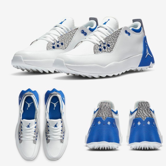 SEPATU GOLF NIKE JORDAN ADG 2 GOLF BLUE WHITE - ORIGINAL