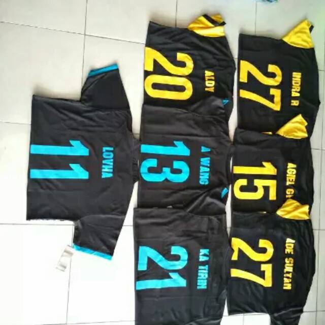 

sablon nama nomer logo nama team