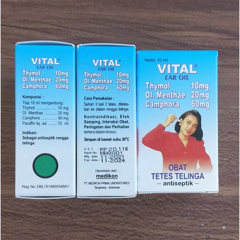 VITAL EAR OIL TETES TELINGA 10ml