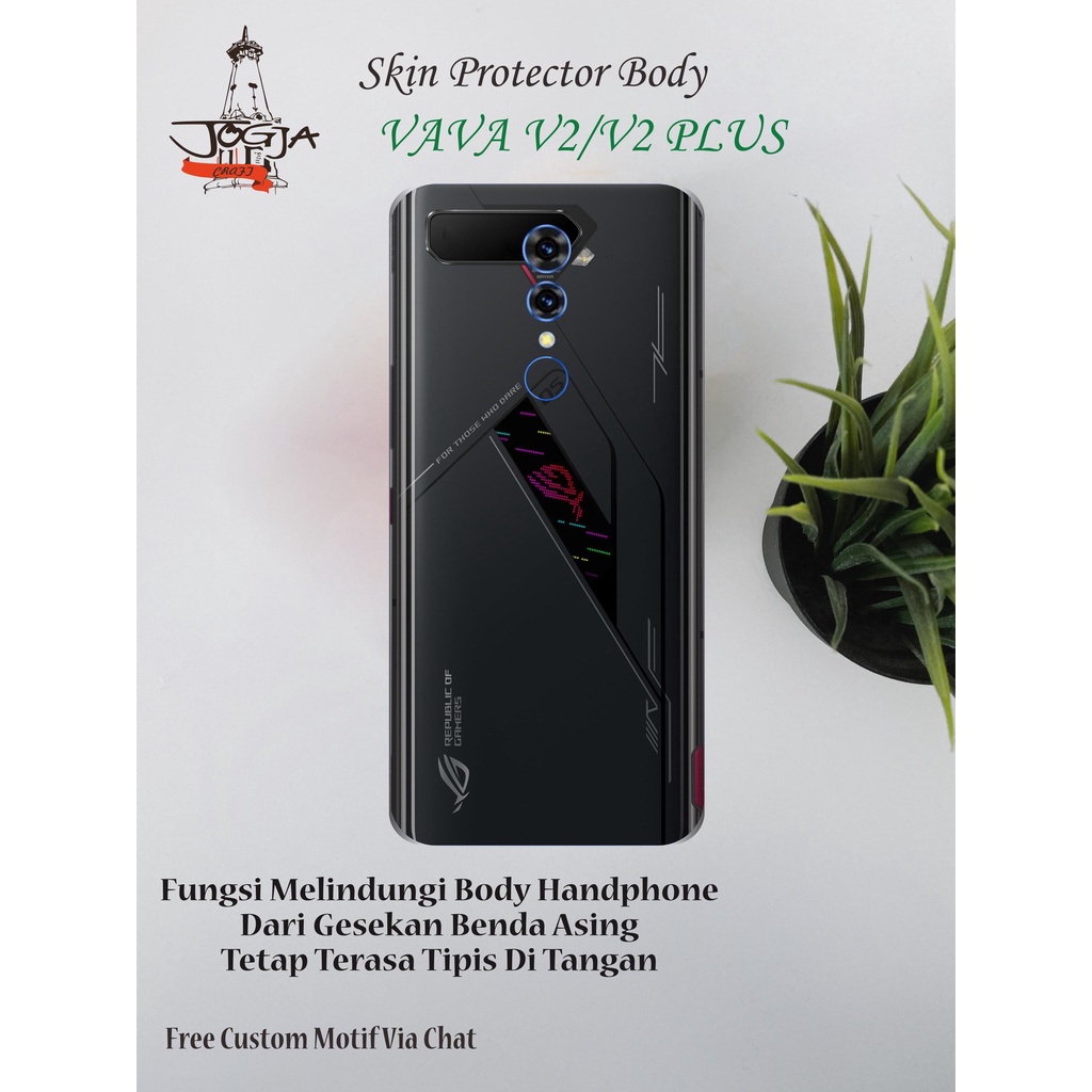 Dapat 2pcs Garskin Hp VAVA V2 atau V2 Plus Motif rog 3 - Free Custom Via Chat