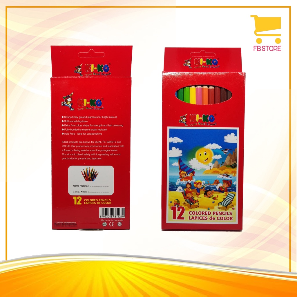 

Pensil Warna Kiko Panjang 12 Warna