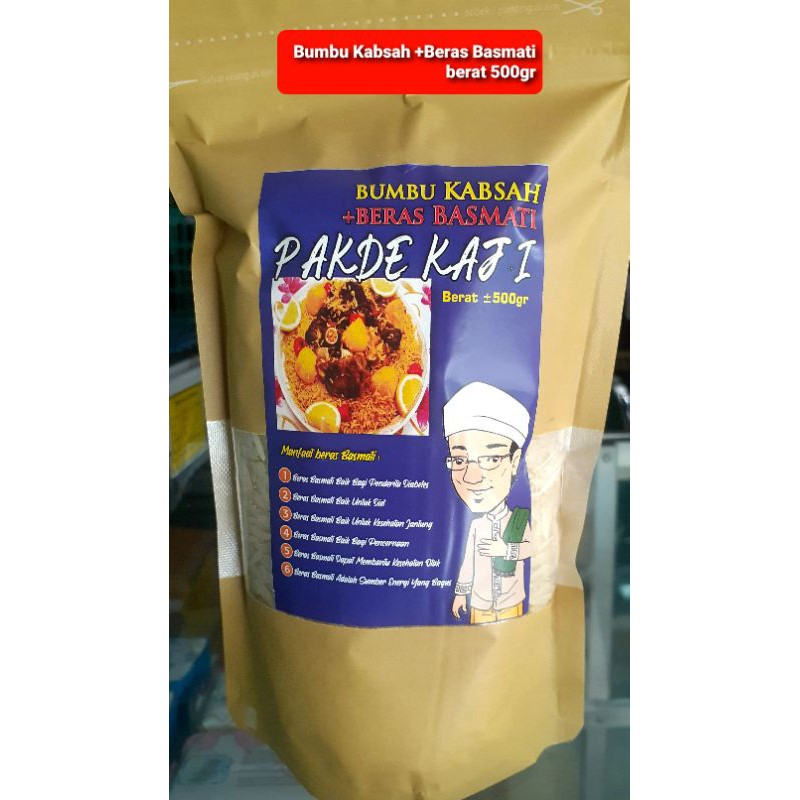

Beras BASMANTI Pakde Kaji 500gram Bumbu Kabsah