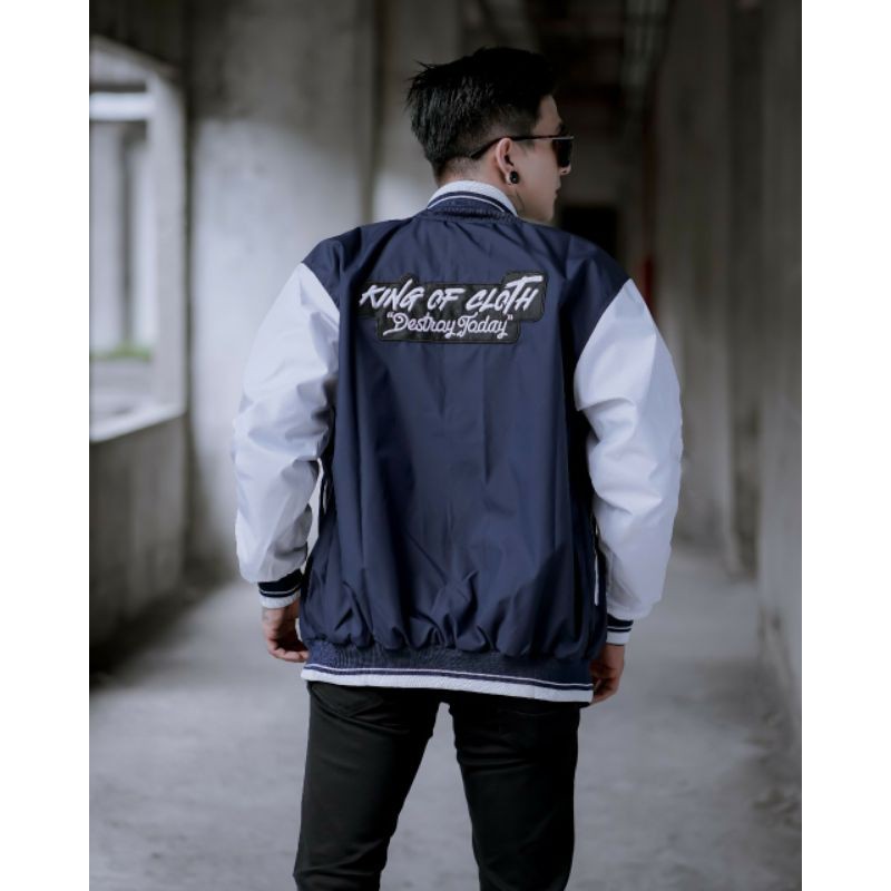 KMOC Jaket Baseball Pria Original Bordir Premium