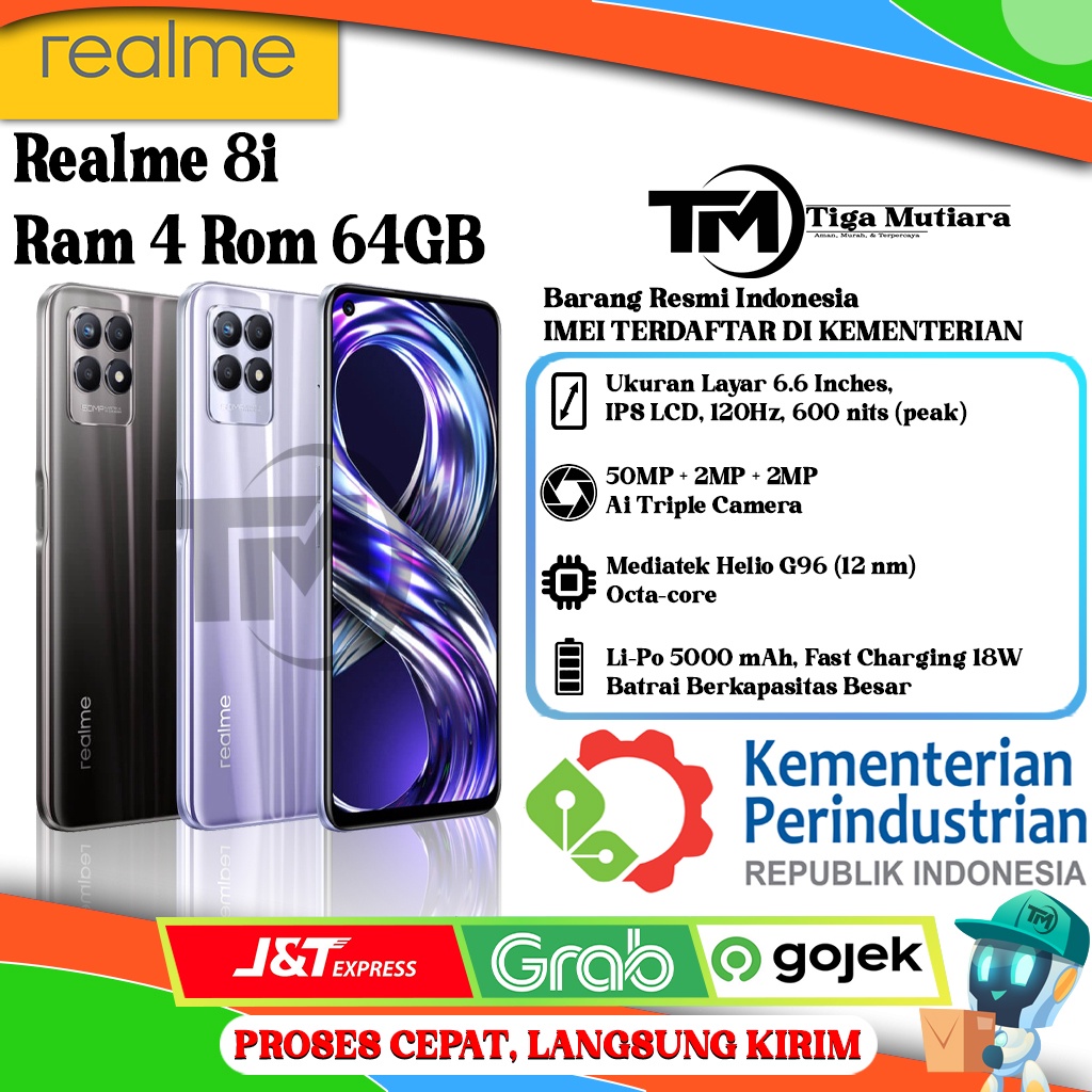 Realme 8i Ram 4 Rom 64GB