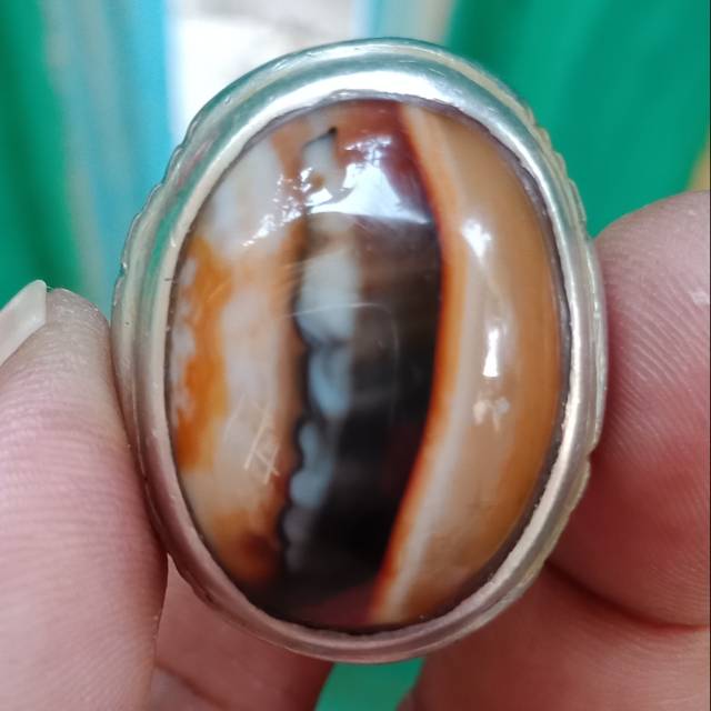 Natural Batu Cincin Kendit Antik