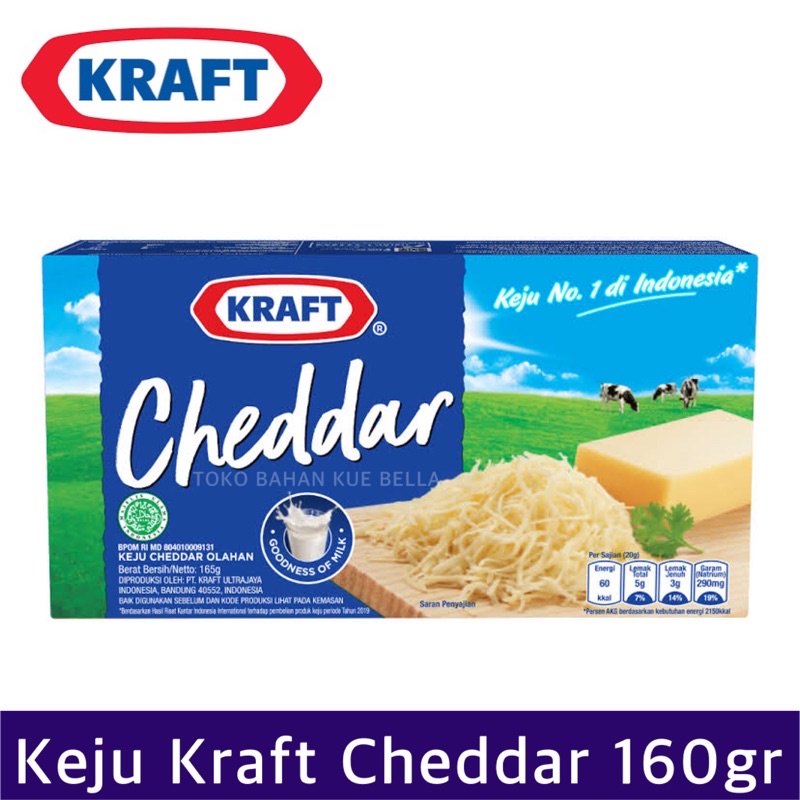 KRAFT CHEDDAR 150gr - Keju Chedar Cheese