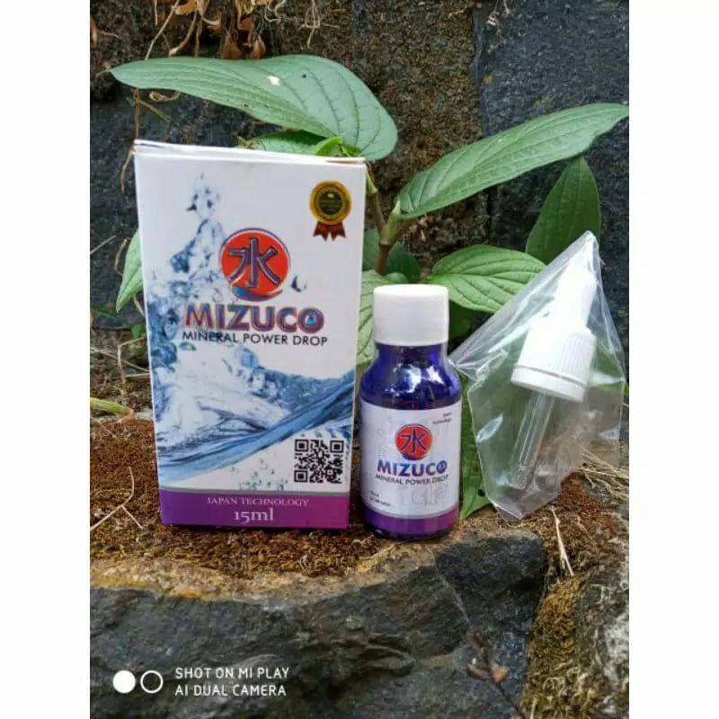 Original [COD/BAYAR DITEMPAT] TERMURAH MIZUCO MINERAL AIR ALKALI 15 ML ASLI original herbal anti