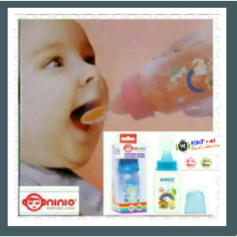 NINIO BOTOL SENDOK SILIKON MPASI