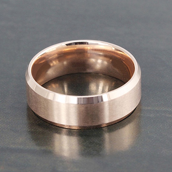 Cincin Pasangan Bahan Titanium Steel Untuk Unisex