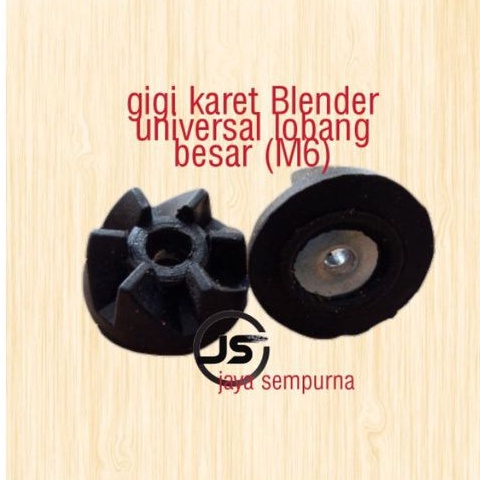 Gigi karet Blender universal Lobang besar M6