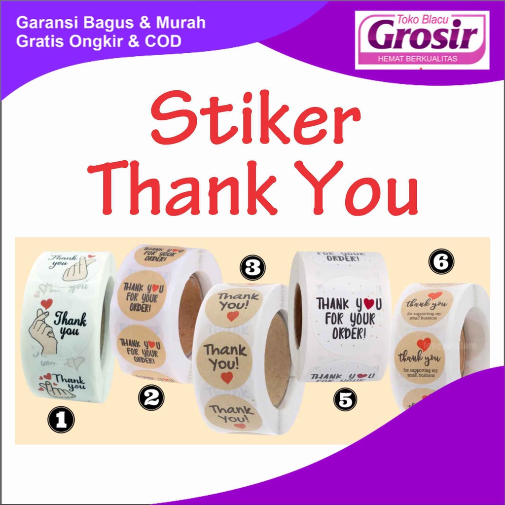 

stiker thanks Toko_Blacu Sticker