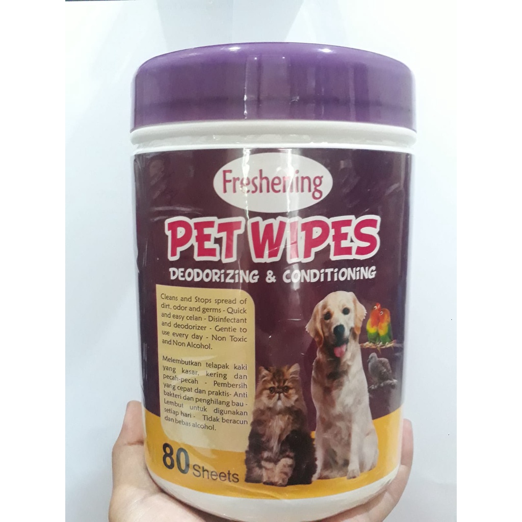 WETKINS PET WIPES 80'S | WET WIPES | TISSUE BASAH | TISU BASAH