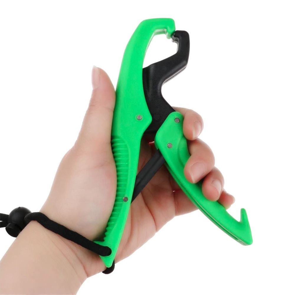 Agustina Fish Lip Gripper Portable ABS Plastik Grabber Plier Tang Pancing Gripper Grabber Catch Release Alat Penjepit Ikan Body Holder Mancing