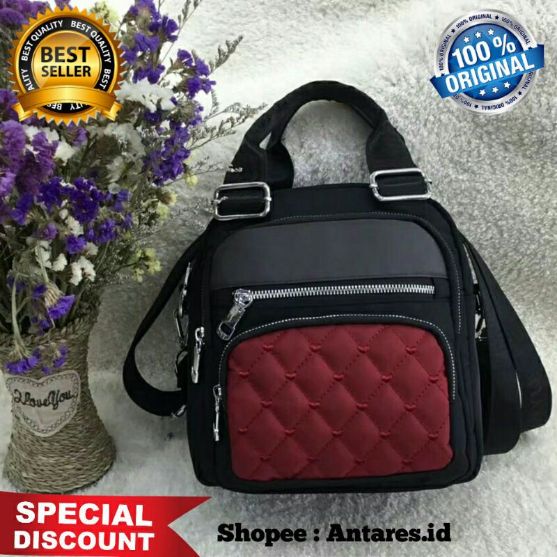 Original Tas Wanita Import Ransel Jinjing &amp; Selempang CHIBAO High QUALITY SUPER